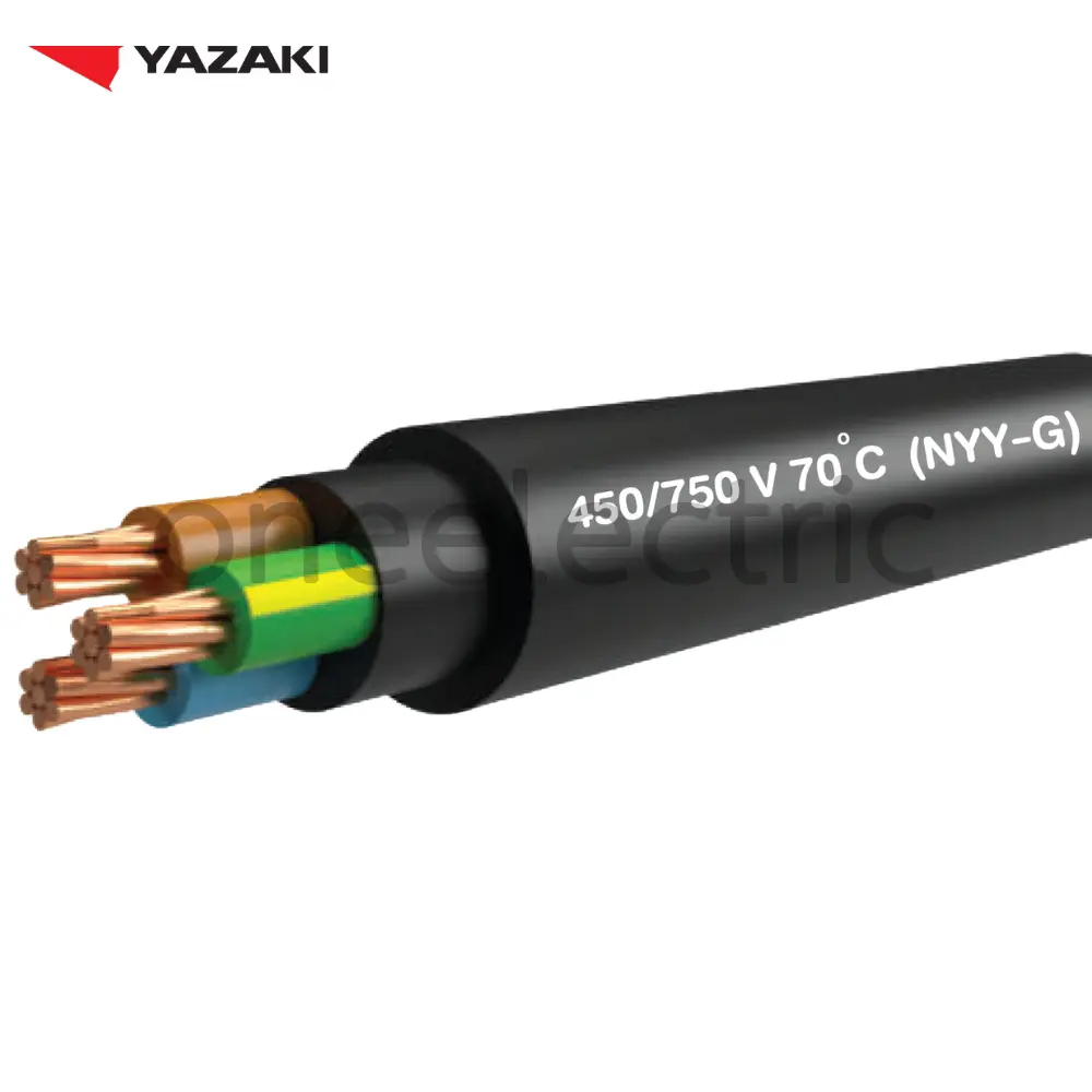 สายไฟ NYY-G YAZAKI ยาซากิ 2C+G