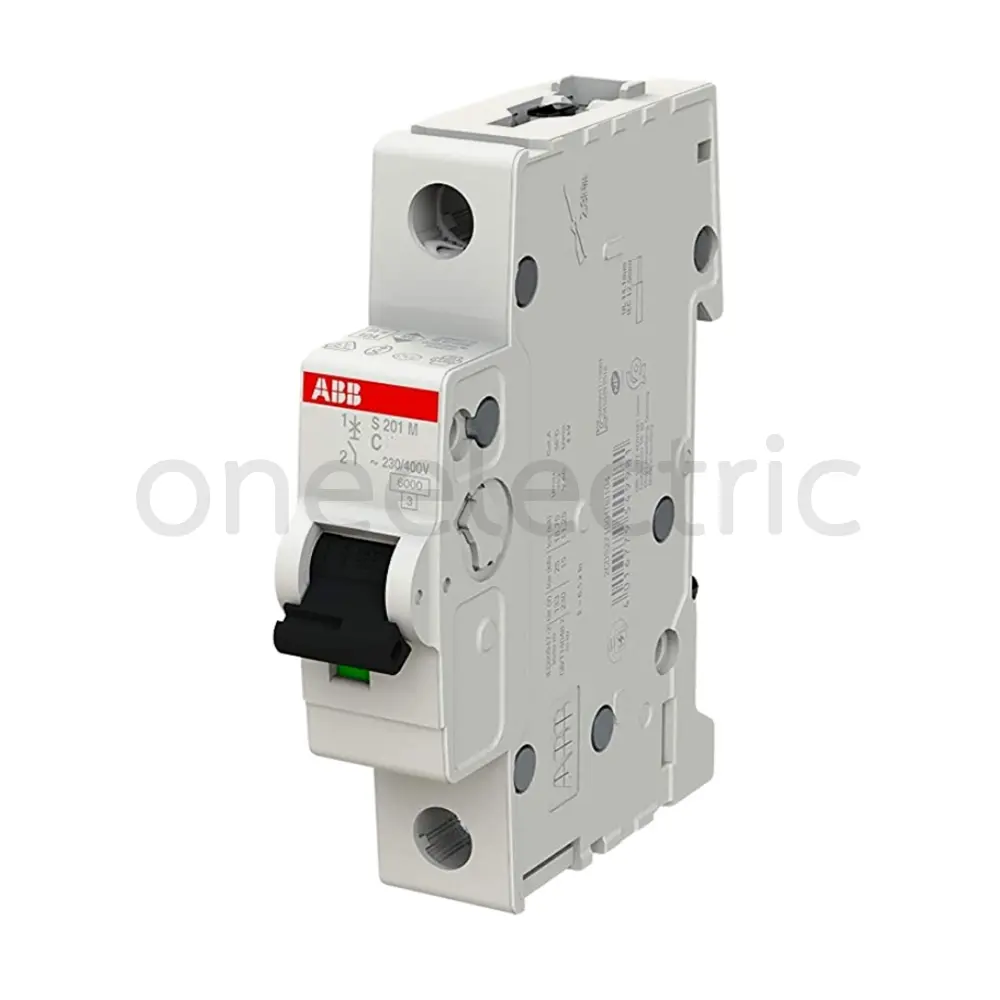 ABB S201M-C63 เซอร์กิตเบรกเกอร์ 1P 63A 10KA