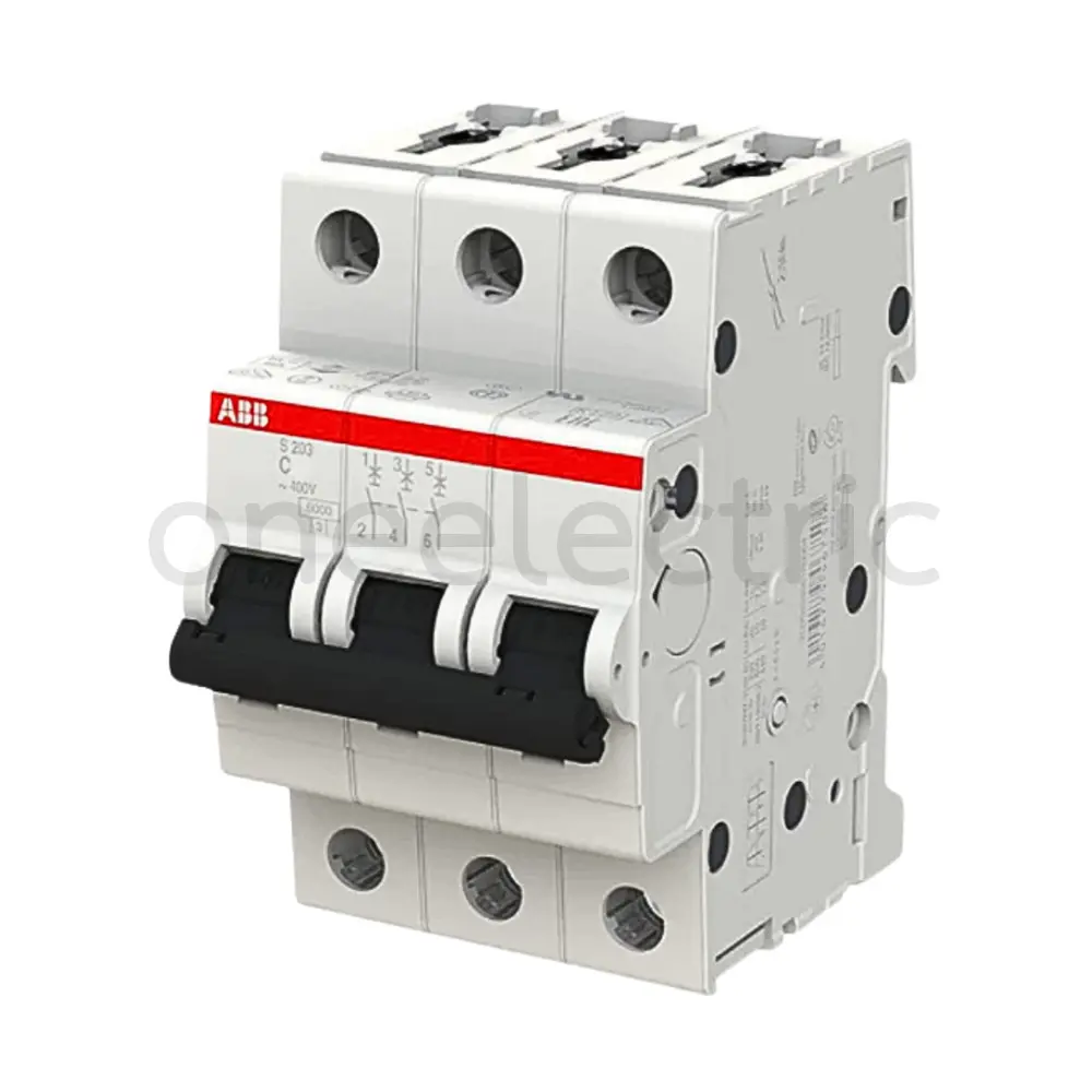 ABB SH203-C25 เซอร์กิตเบรกเกอร์ 3P 25A 6KA