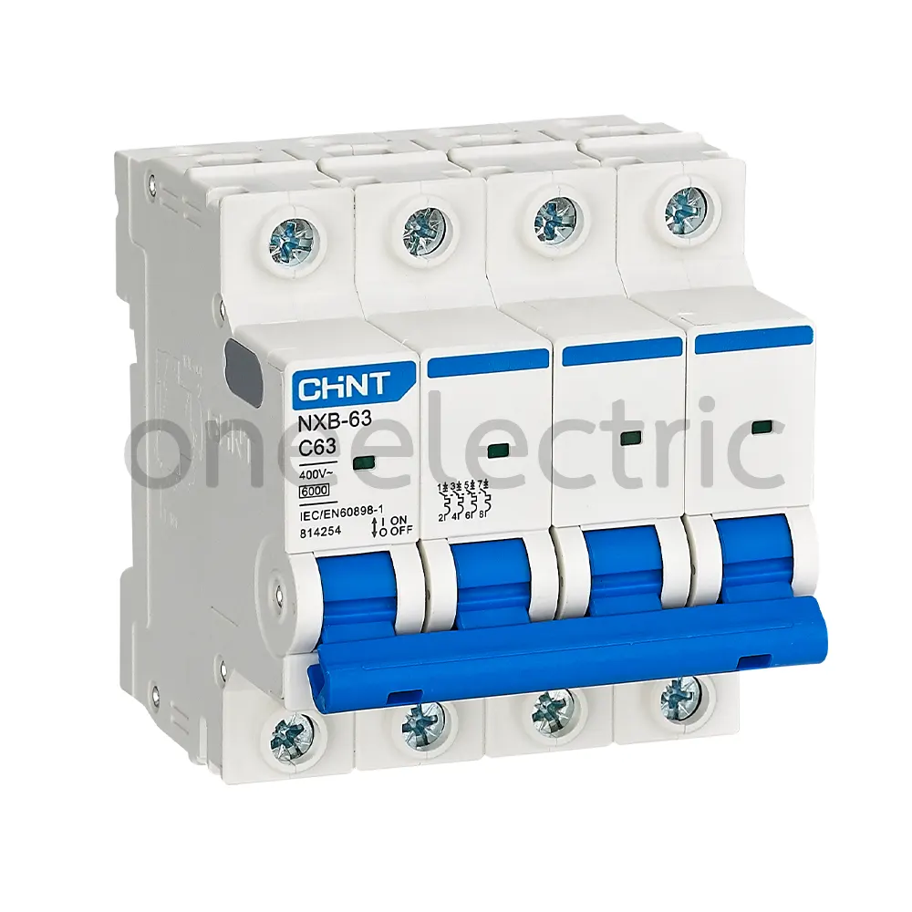 CHINT NXB-63 เซอร์กิตเบรกเกอร์ 4P 40A 6KA