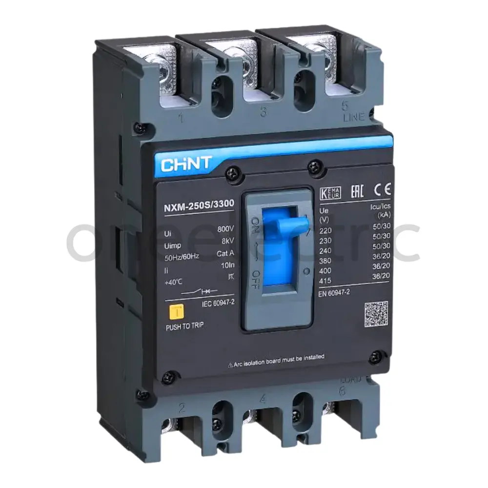 CHINT NXM-250H/3300 เบรกเกอร์ 3P 160A 50KA
