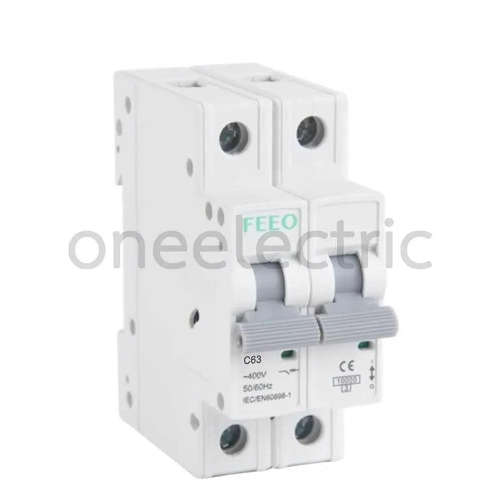 FEEO FE7-63 2P 63A เซอร์กิตเบรกเกอร์ AC MCB