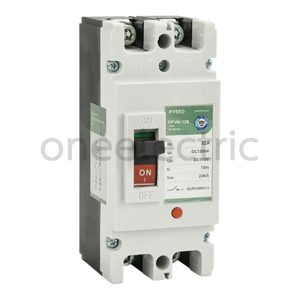 FEEO FPVM-125 550VDC 2P 32A เบรกเกอร์ DC MCCB