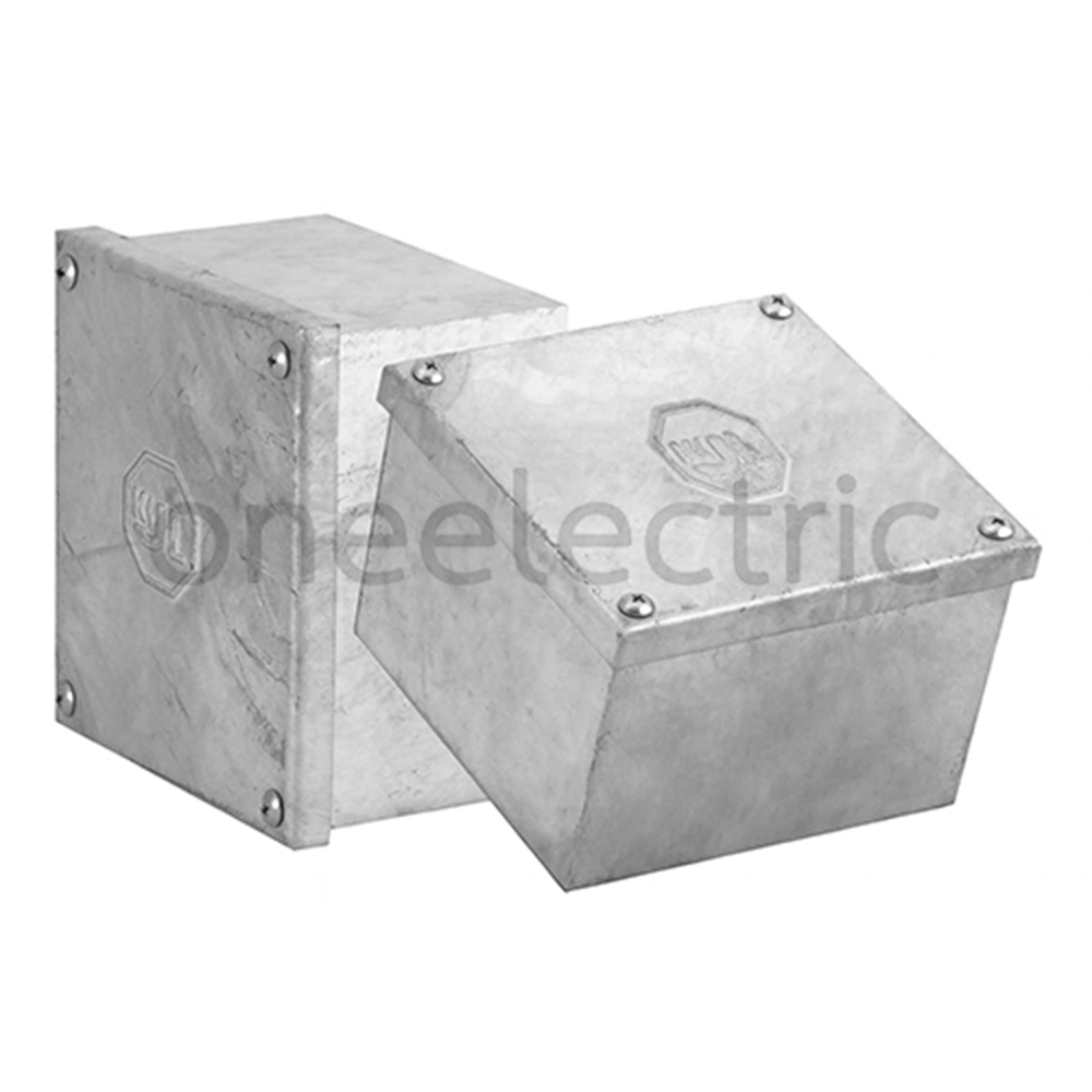 KJL KBXG007 PULLBOX พูลบ็อกซ์ ชุบกัลวาไนซ์ 1.6mm 10x10x4นิ้ว (250x250x100mm)
