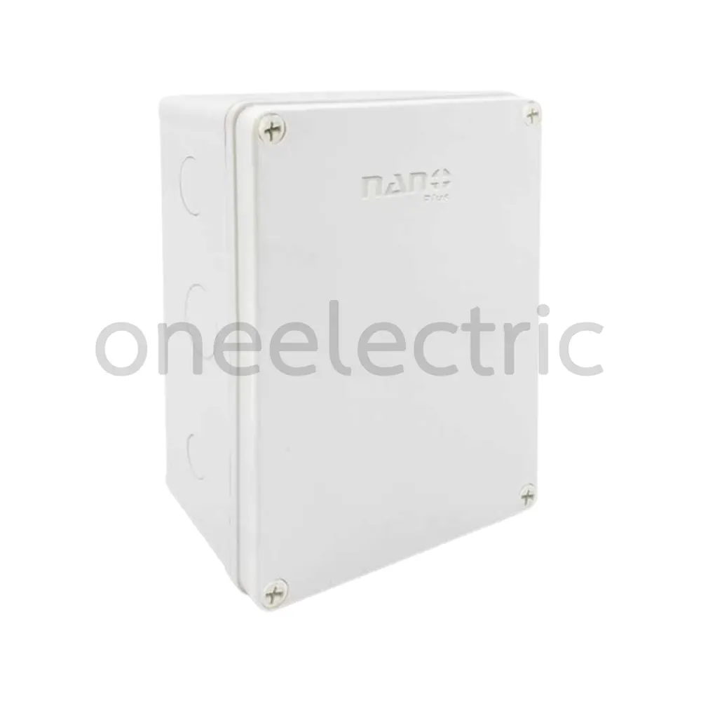 NANO 205W-NNP กล่องพักสายไฟ กันน้ำ 6x8นิ้ว สีขาว