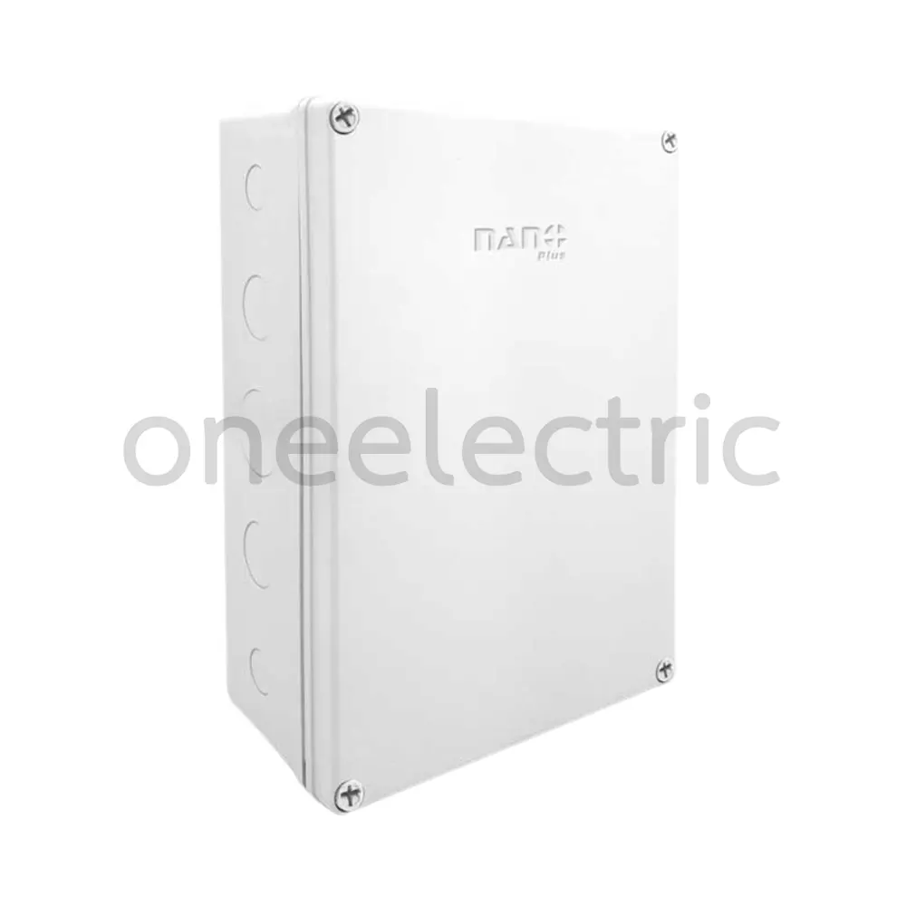 NANO 207W-NNP กล่องพักสายไฟ กันน้ำ 8x12นิ้ว สีขาว