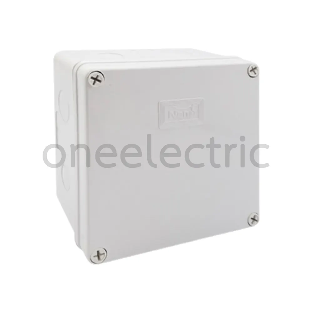 NANO NANO-204W กล่องพักสายไฟ กันน้ำ 6x6นิ้ว สีขาว