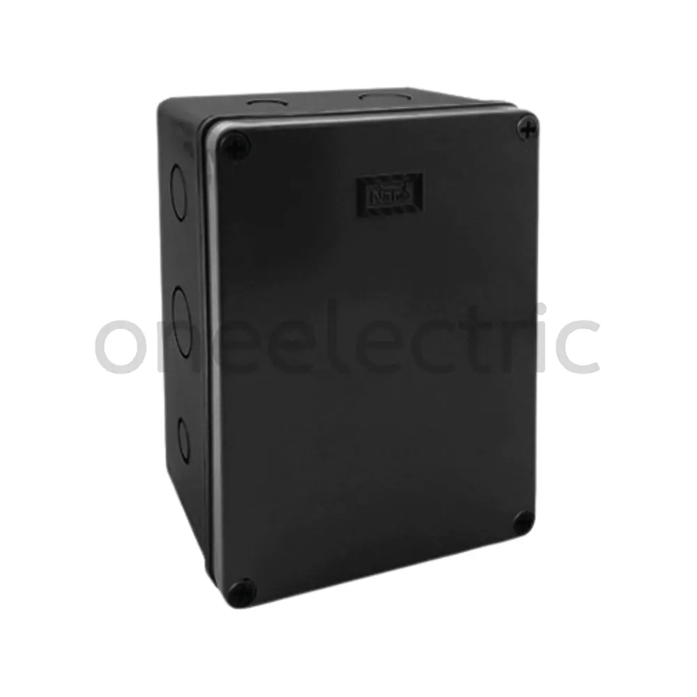 NANO NANO-205B กล่องพักสายไฟ กันน้ำ 6x8นิ้ว สีดำ
