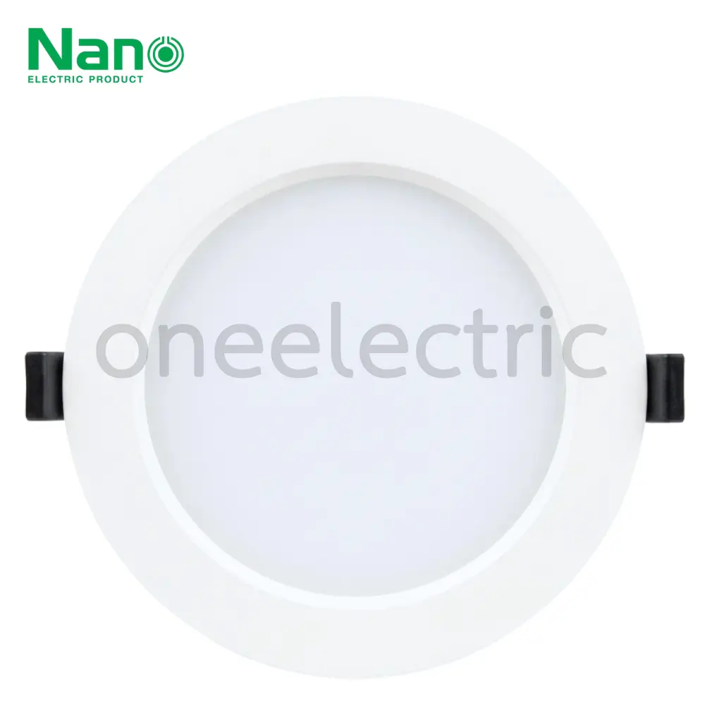 NANO NL-SP-RR15WDL โคมไฟ ดาวน์ไลท์ LED 6นิ้ว DAYLIGHT รุ่นหน้ากลม ขอบสีขาว 15W