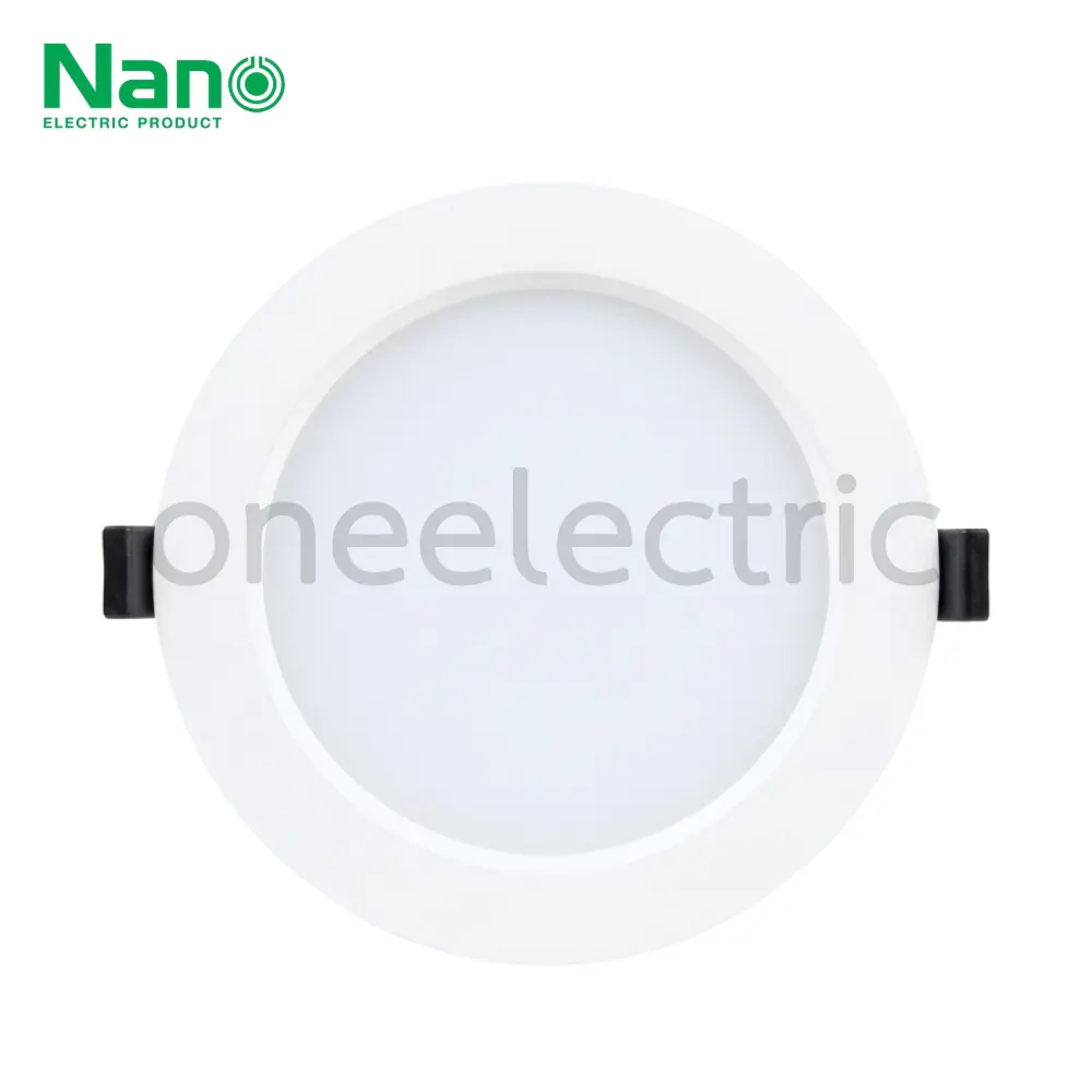 NANO NL-SP-RR9WDL โคมไฟ ดาวน์ไลท์ LED 4นิ้ว DAYLIGHT รุ่นหน้ากลม ขอบสีขาว 9W