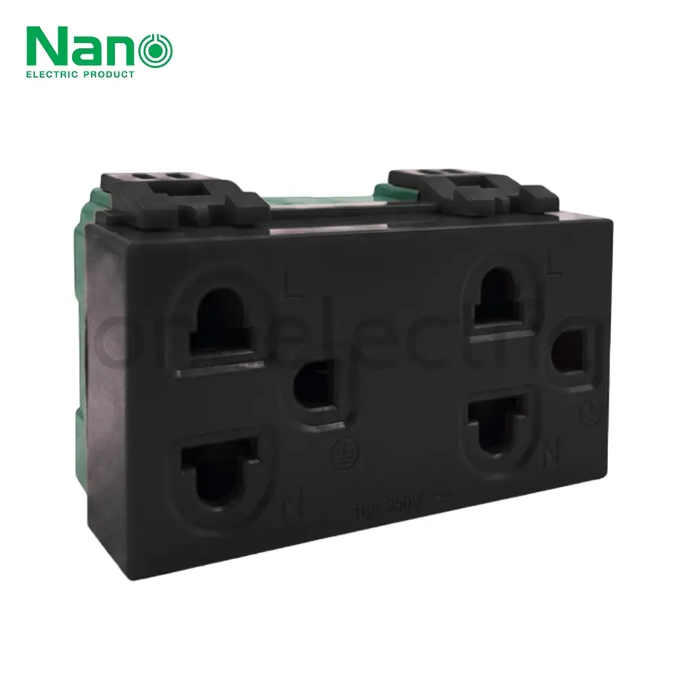 NANO-NN-P601B-เต้ารับกราวด์คู่-สีดำ.webp