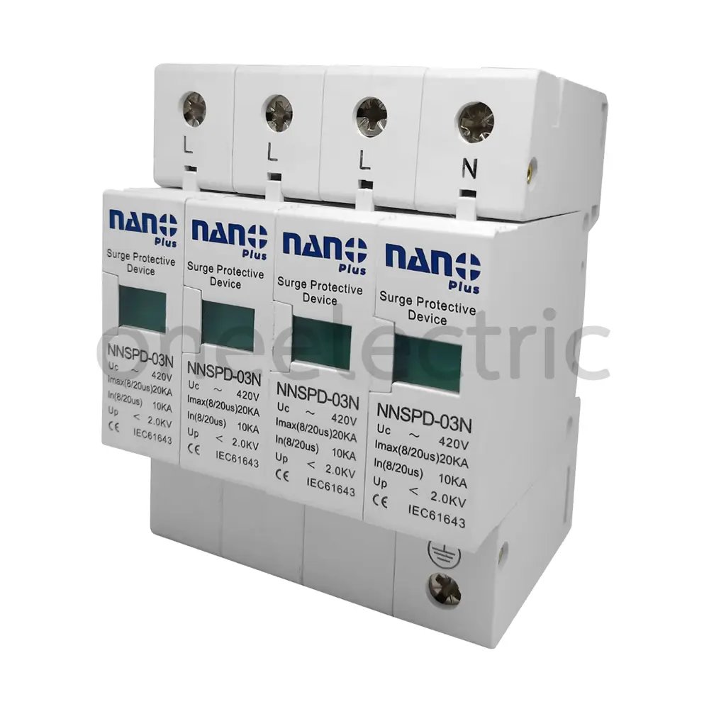 NANO NNSPD-03N AC SURGE PROTECTIVE DEVICE SPD 3P+N 10-20KA