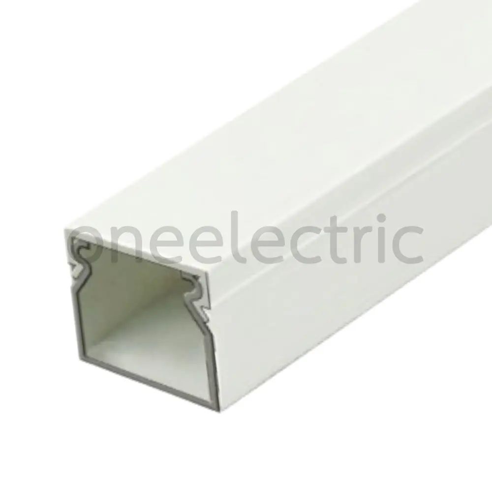 NANO NNWW80100W รางเดินสายไฟ พลาสติก UPVC ยาว 2เมตร H80xW100 สีขาว