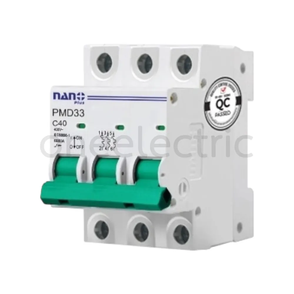 NANO PMD33C40 ลูกเซอร์กิตเบรกเกอร์ 3P 40A 6KA