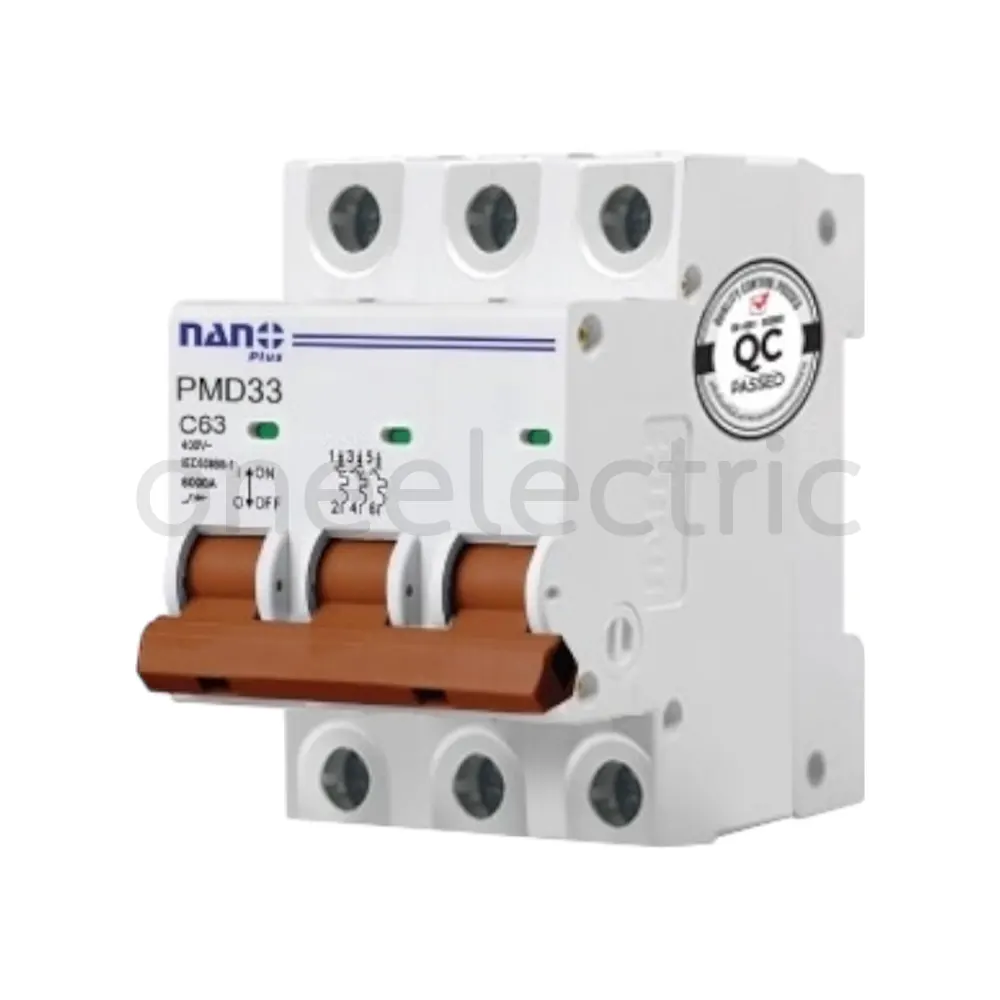 NANO PMD33C63 ลูกเซอร์กิตเบรกเกอร์ 3P 63A 6KA