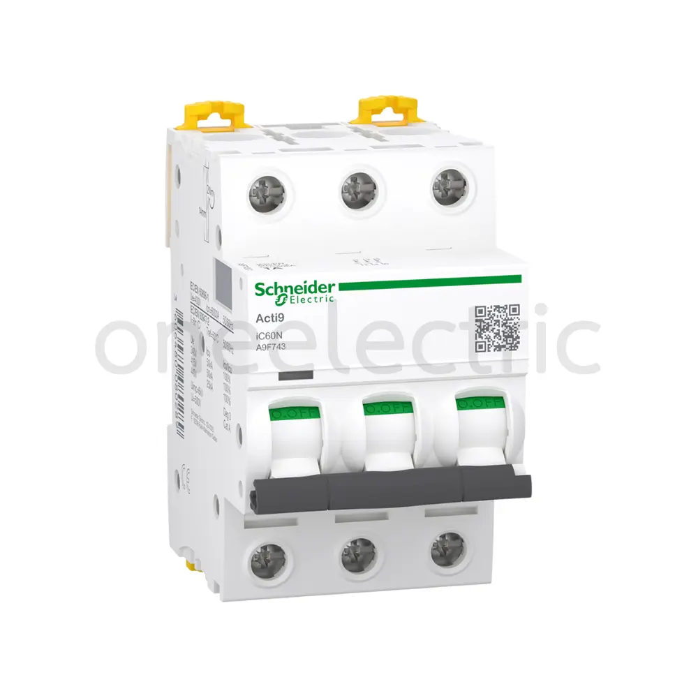 SCHNEIDER A9F74340 เซอร์กิตเบรกเกอร์ IC60N 3P 40A 6KA