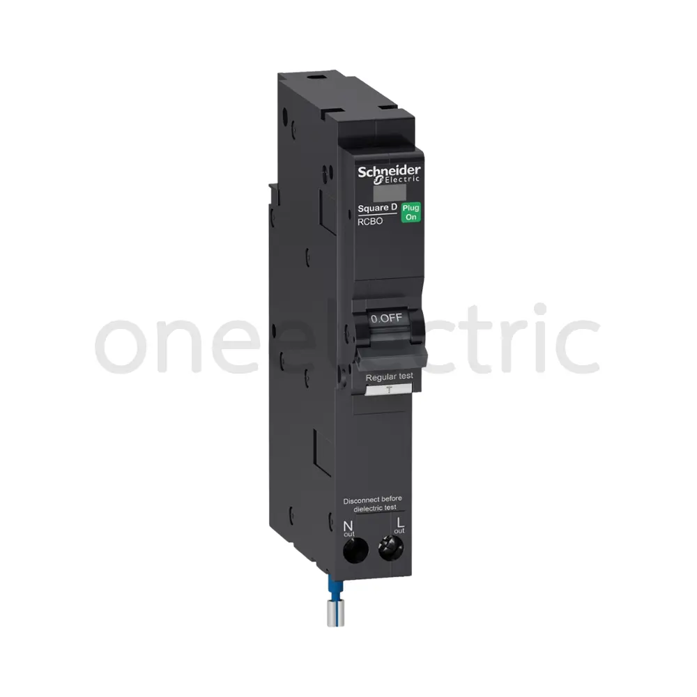 SCHNEIDER QO120C06RCBO30 เซอร์กิตเบรกเกอร์ กันดูด 1P 20A 30mA 6KA