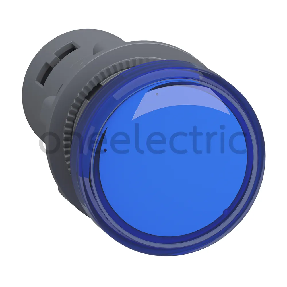 SCHNEIDER XA2EVM6LC PILOTLAMP LED 220V 22mm สีน้ำเงิน
