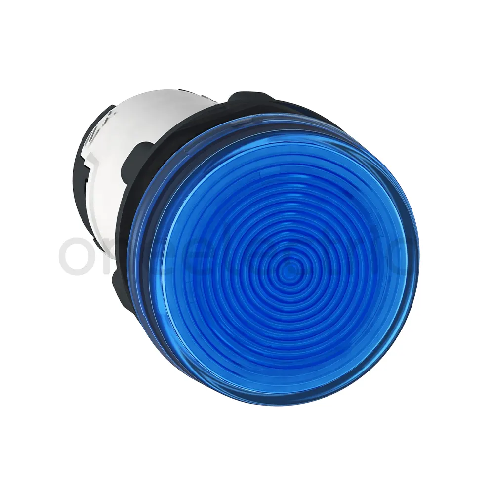 SCHNEIDER XB7EV06BP ไพล็อทแลมป์ LED 22มิล 24V สีน้ำเงิน