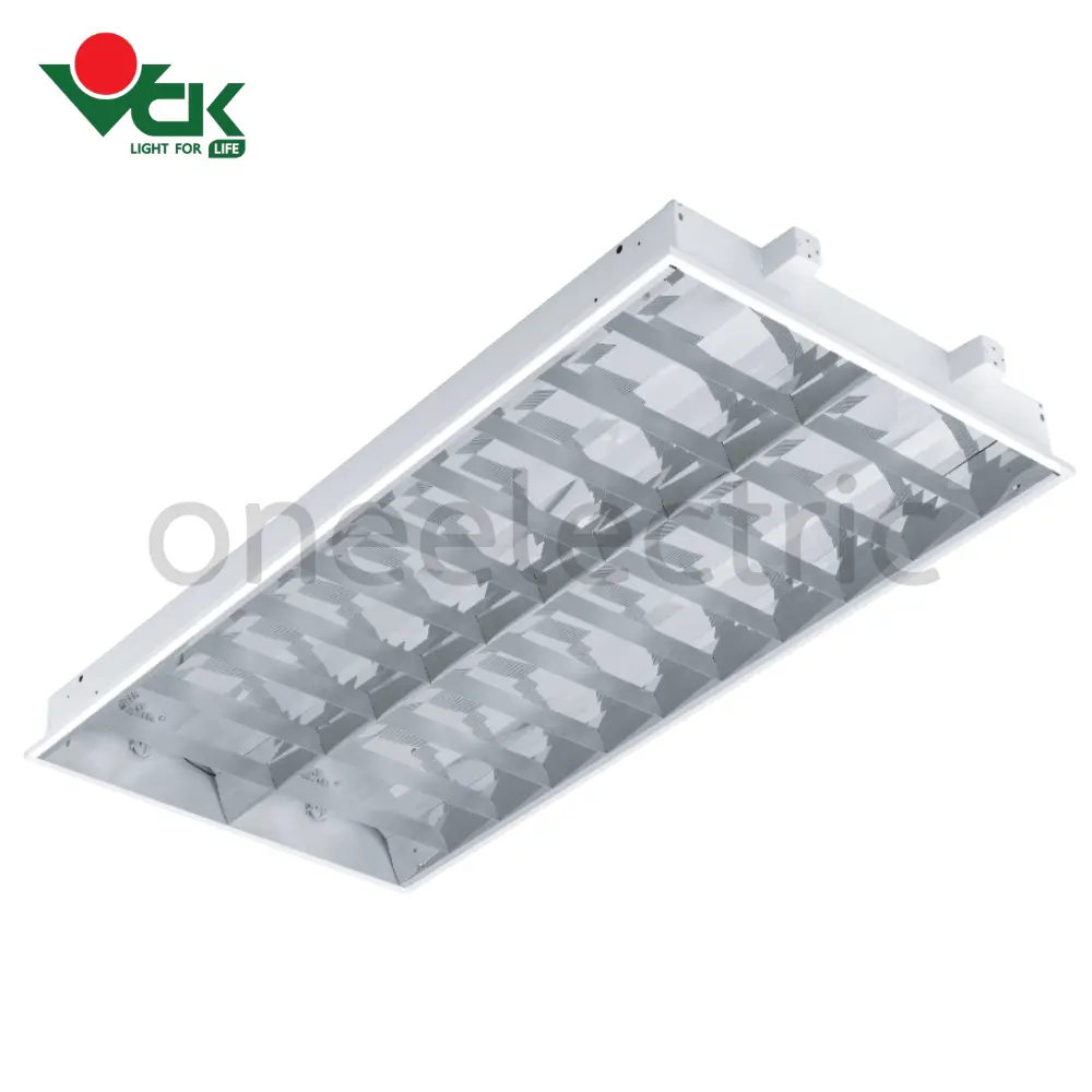 VCK VCK1215TR/440 โคมไฟ ตะแกรง ฝังฝ้า 2in1 4x36W (60x120)