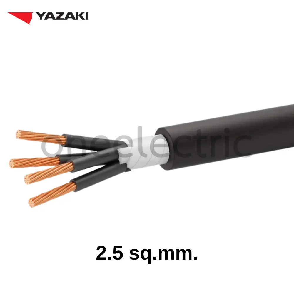 สายไฟ CVV 3x2.5 YAZAKI ยาซากิ