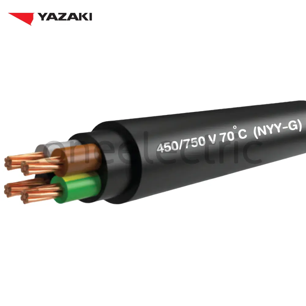 สายไฟ NYY-G 3x6/6 YAZAKI ยาซากิ