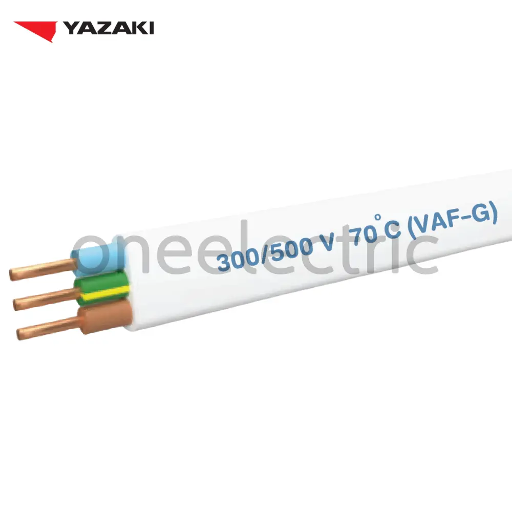 สายไฟ VAF-G 2x16/16 YAZAKI ยาซากิ (ม้วน = 100เมตร)