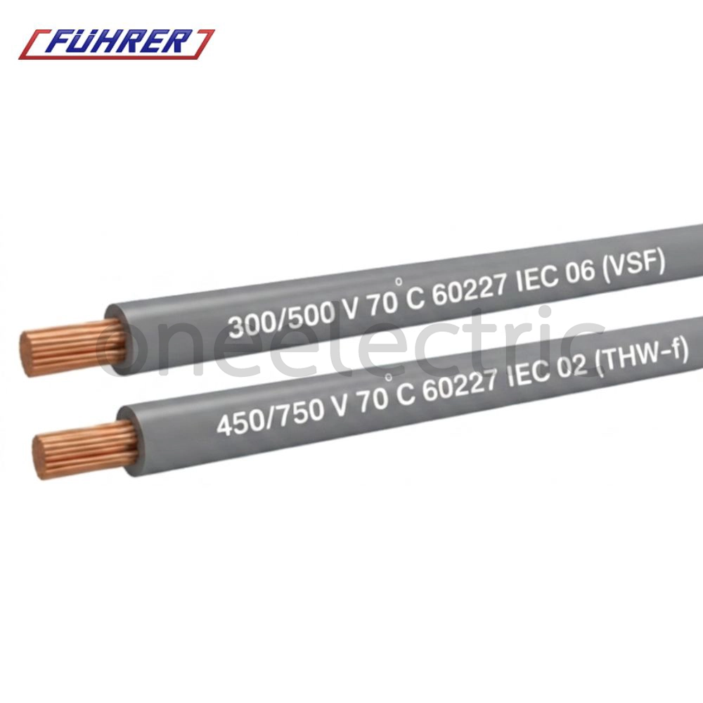 สายไฟ VSF 1x1.5 ฟูเลอร์ FUHRER (ม้วน = 100เมตร) สีเทา