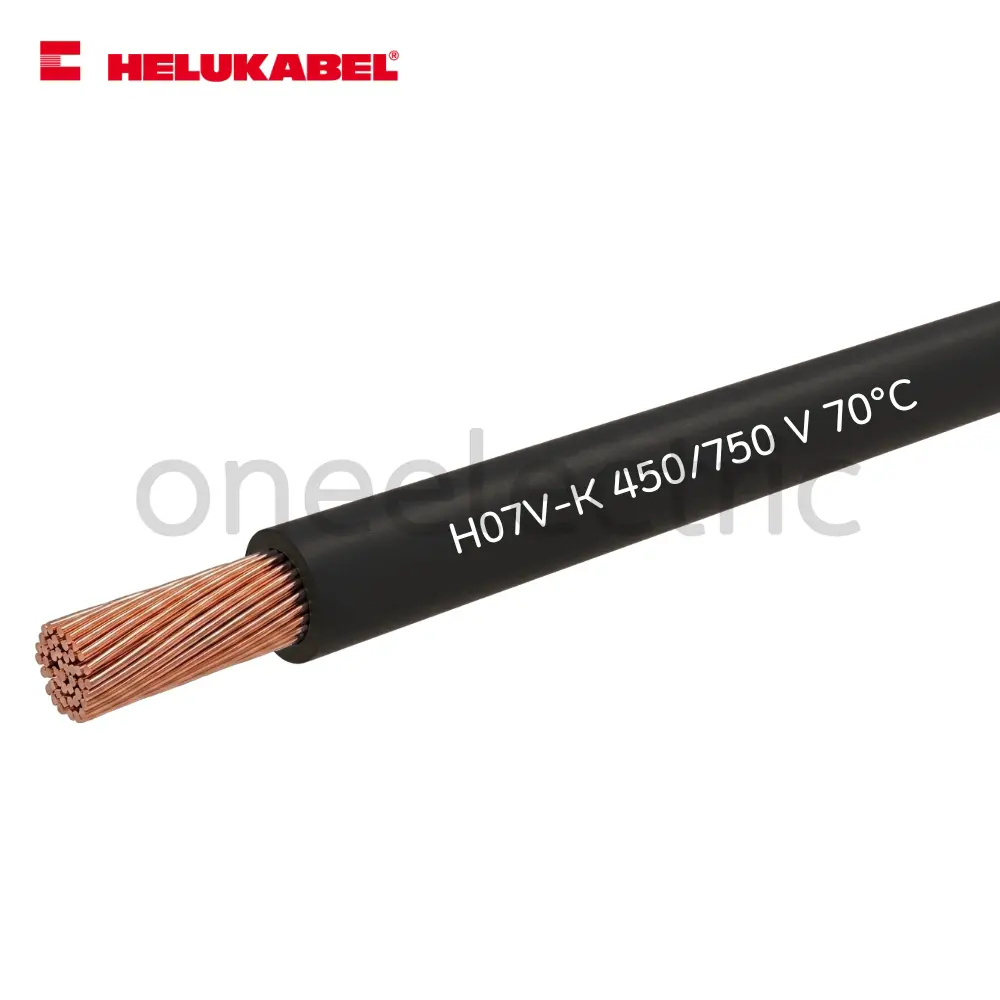 สายไฟ คอนโทรล H07V-K 1x2.5 HELUKABEL (กล่อง = 100เมตร) สีดำ