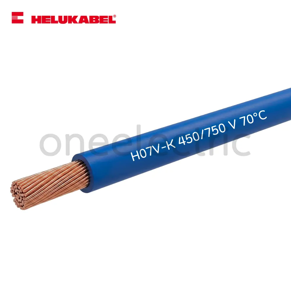 สายไฟ คอนโทรล H07V-K 1x2.5 HELUKABEL (กล่อง = 100เมตร) สีฟ้า