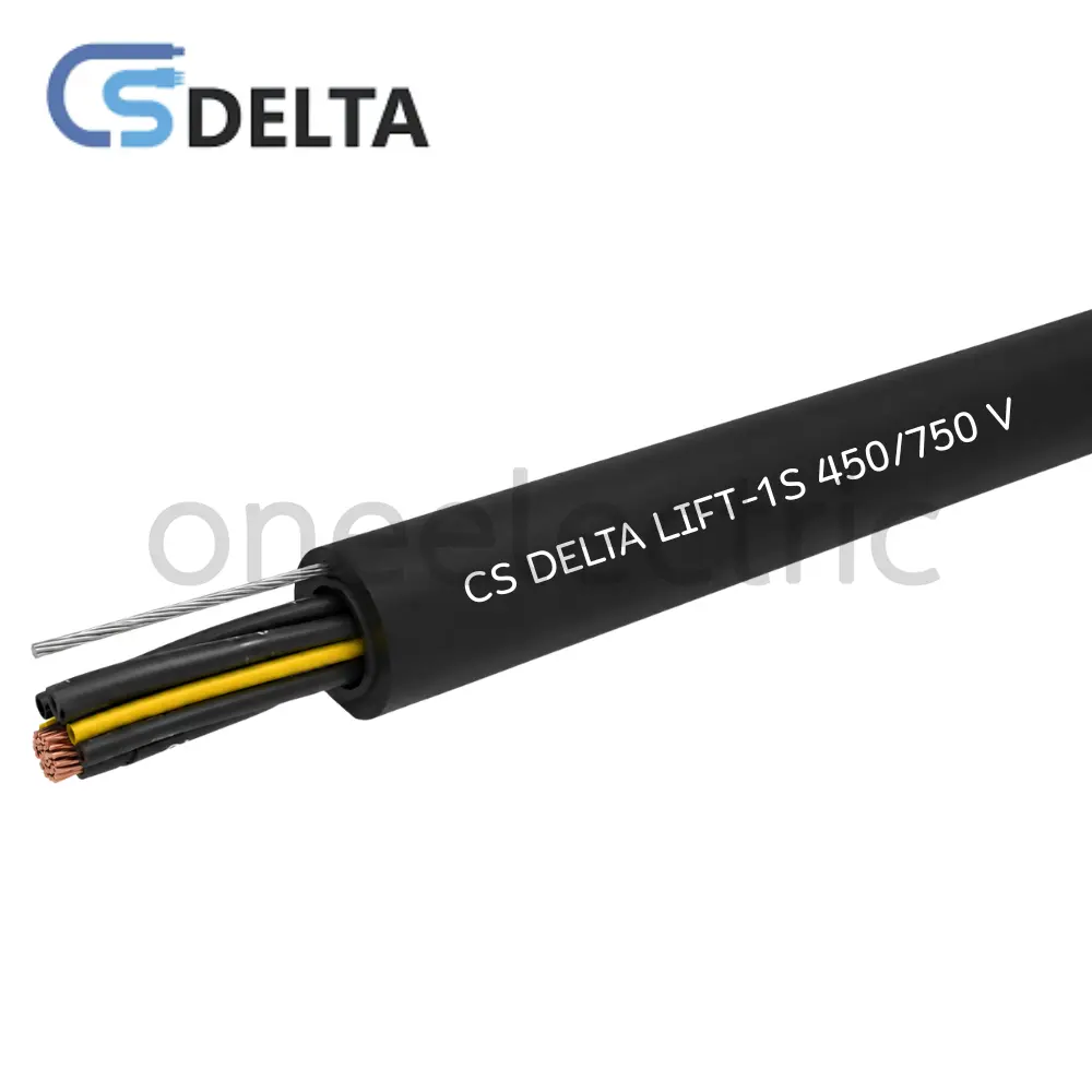 สายไฟ รอก สลิง 1ข้าง LIFT-1S 10X1.5 CSDELTA