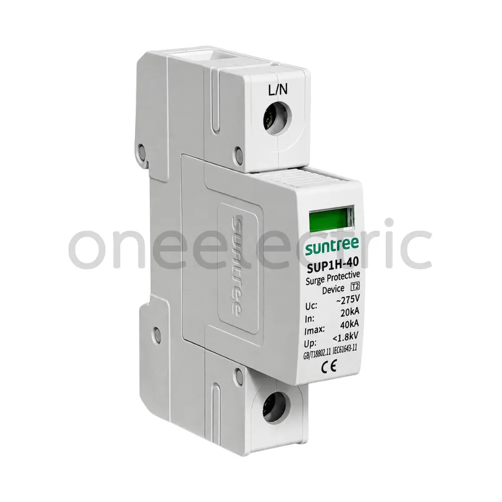 อุปกรณ์ป้องกันฟ้าผ่า-ไฟกระชาก-TYPE2-AC-SURGE-PROTECTIVE-DEVICE-SPD-1P-275VAC-20-40KA-SUP1H-40-SUNTREE.webp
