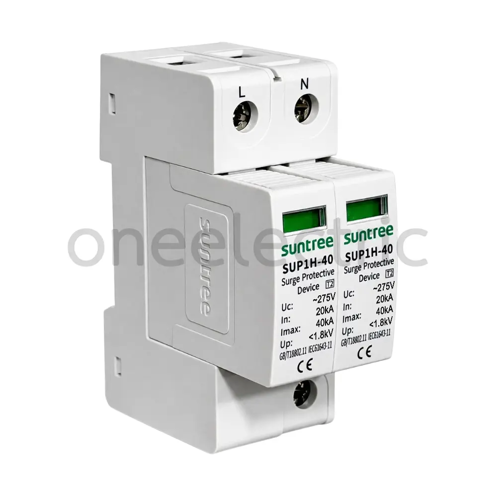 อุปกรณ์ป้องกันฟ้าผ่า-ไฟกระชาก-TYPE2-AC-SURGE-PROTECTIVE-DEVICE-SPD-2P-275VAC-20-40KA-SUP1H-40-SUNTREE.webp