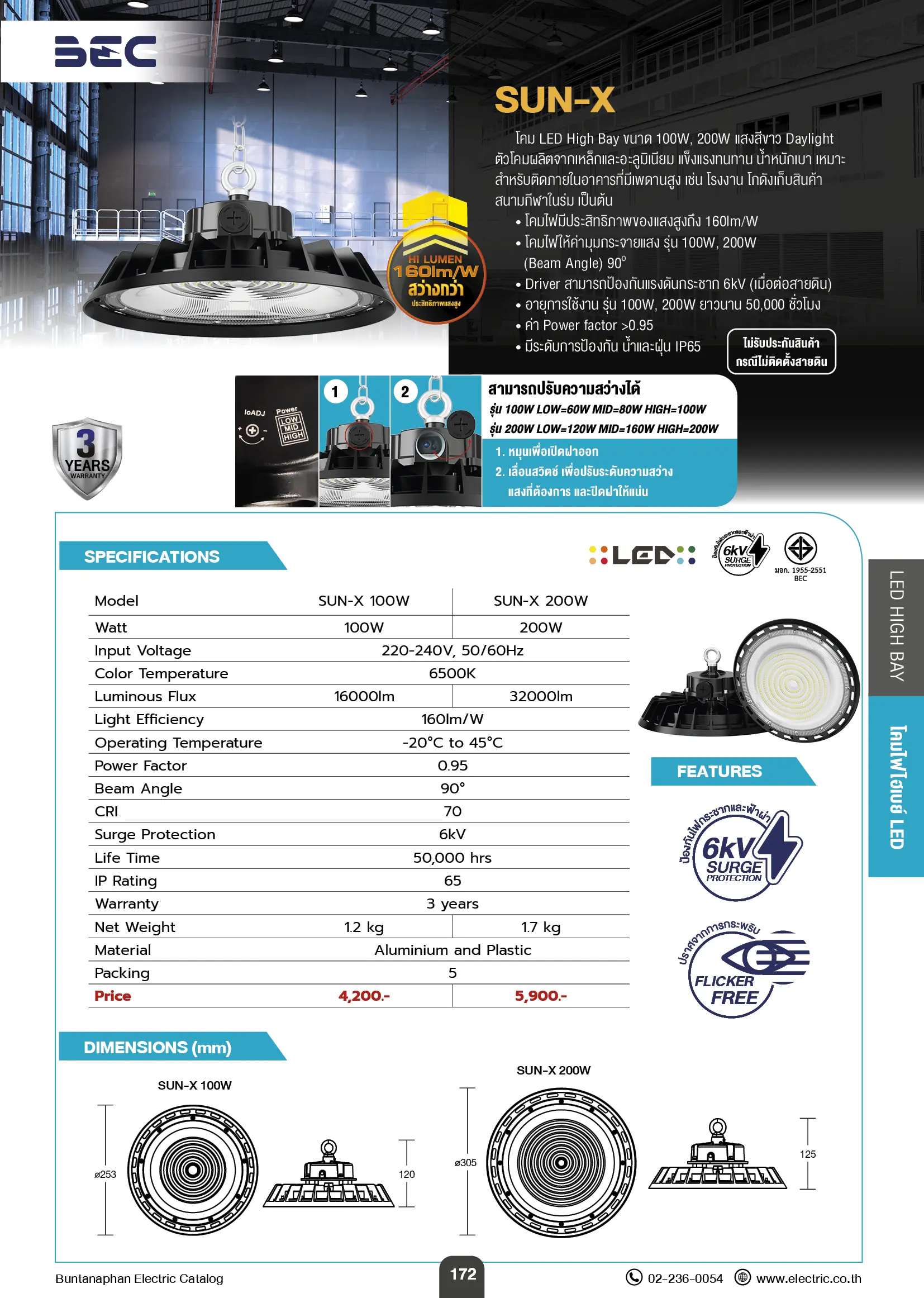 BEC-SUN-X-โคมไฟ-ไฮเบย์-LED-HIBAY-specification.webp